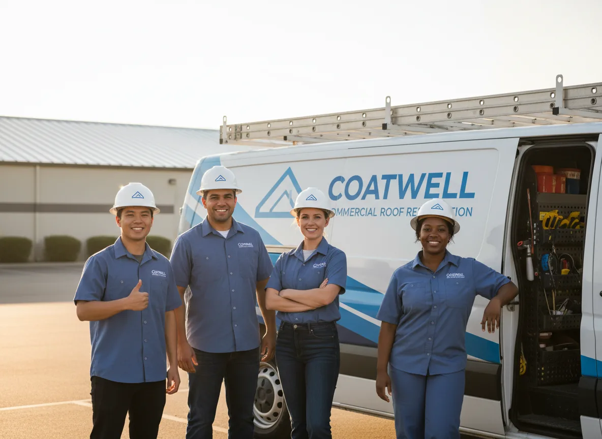 Commercial roof coating company in Malo, WA
